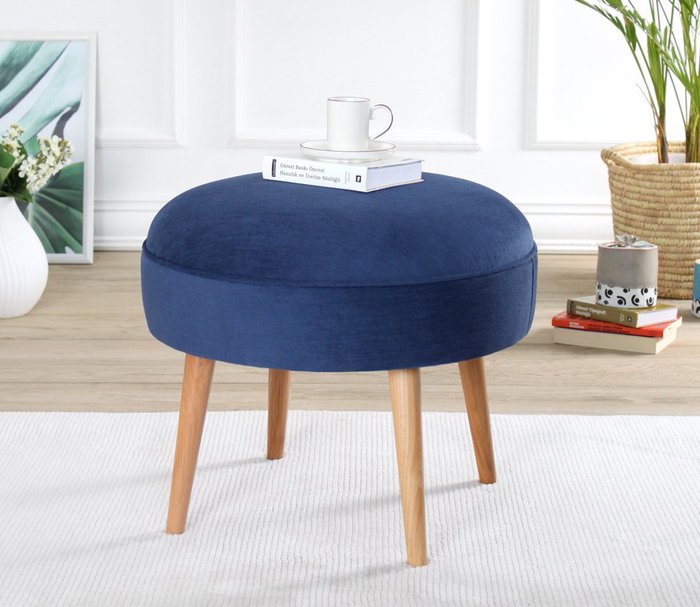 Atelier Del Sofa Puf Azul Oscuro Atelier Del Sofa Puf Azul Oscuro